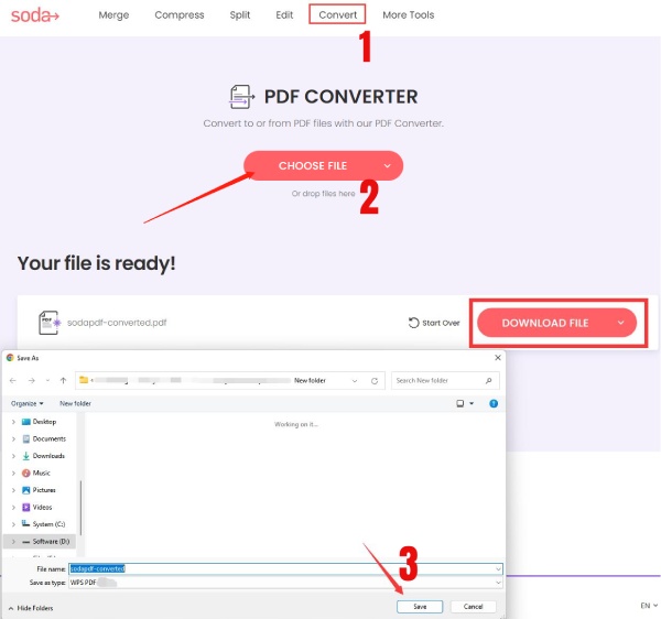 Soda PDF Converter TIFF para PDF