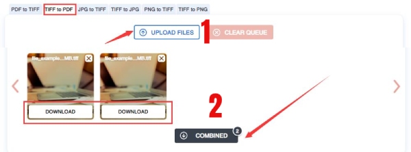 TIFF 2 PDF Converteer TIFF naar PDF