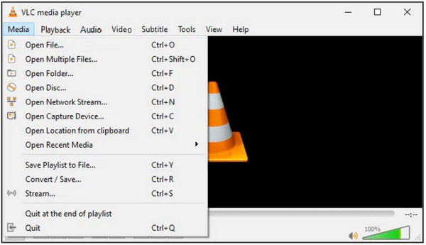 Tambah Tukar Media VLC