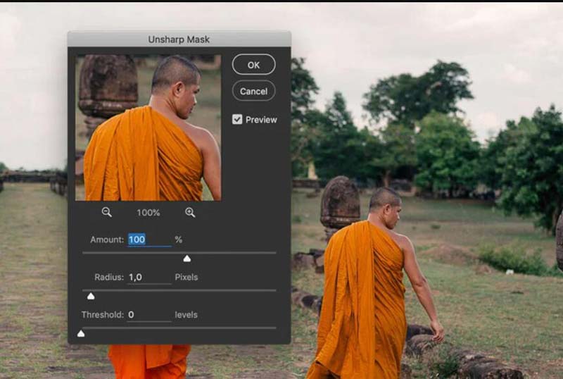 Photoshop'ta Keskinleştirme Filtresini Ayarlama