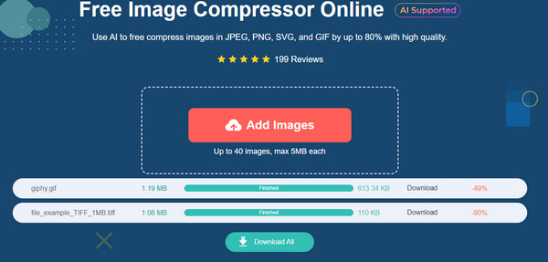 AnyRec Download alle SVG-kompressorer