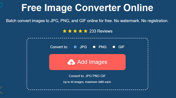 AnyRec Image Converter Añadir imágenes