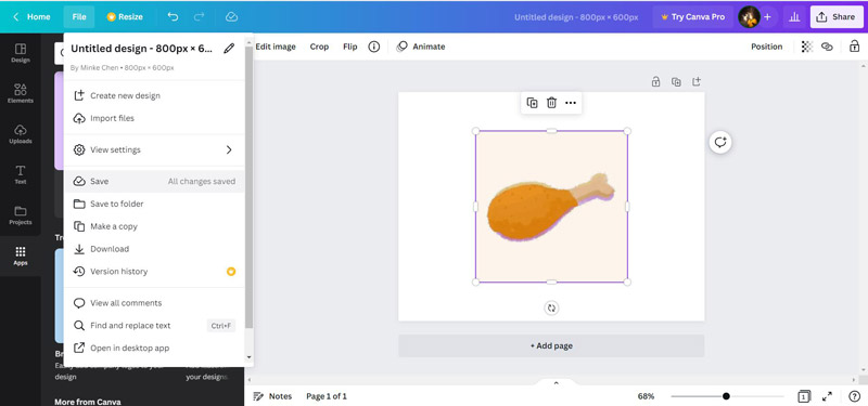 Canva'da Fotoğraf İndir