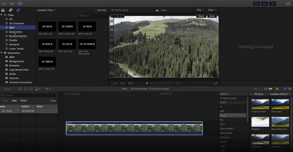 ครูสอนข้อความประเภทข้อความ Final Cut Pro