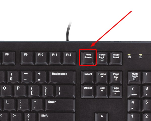 Botão Imprimir tela no teclado