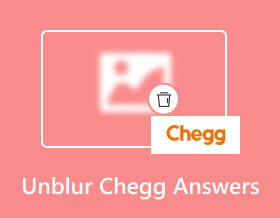 Desfocar as respostas do Chegg