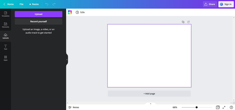 Canva'ya Fotoğraf Yükleme
