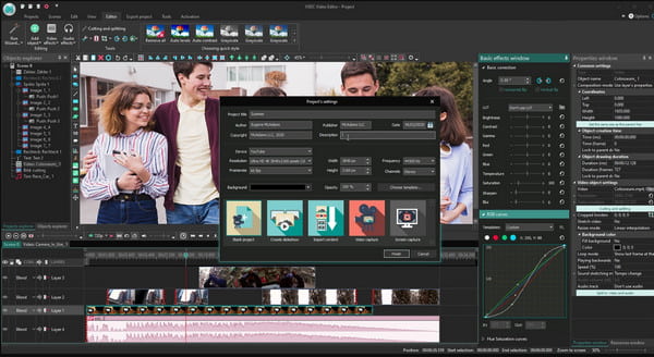 Editor video gratuit VSDC