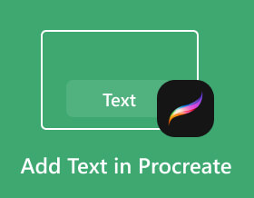 Přidat text do Procreate