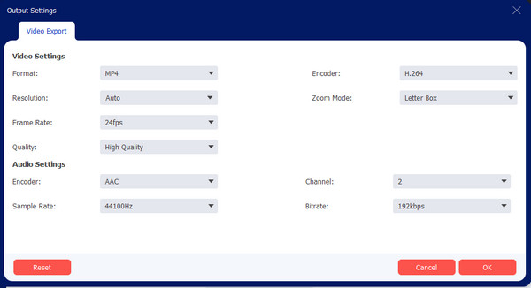 AnyRec Output Settings