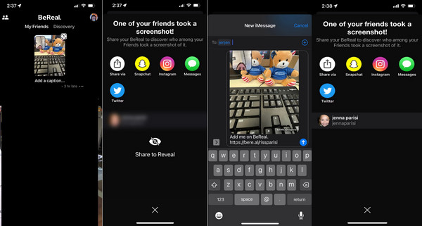 BeReal-screenshots