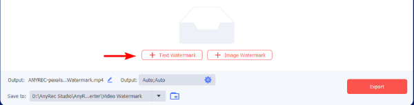 Click Add Text Watermark Button