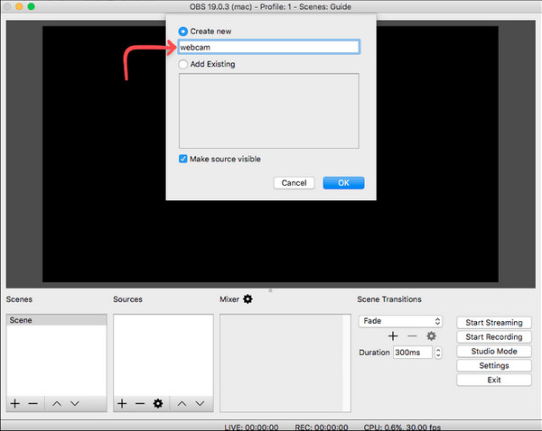 OBS Studio Low End og Screen Recorder