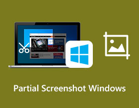 لقطة شاشة جزئية لنظام التشغيل Windows
