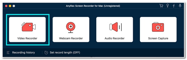 AnyRec Wählen Sie Videorecorder