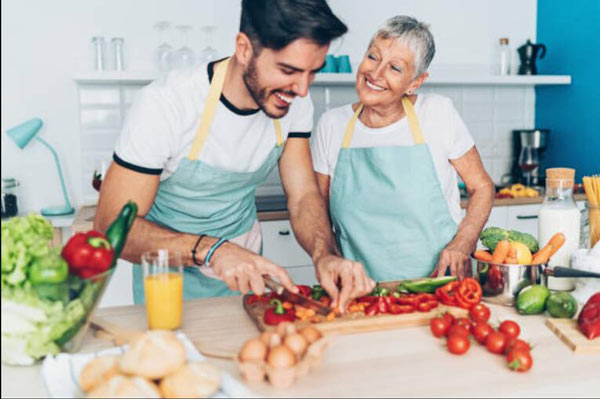 Cozinhe com a mamãe