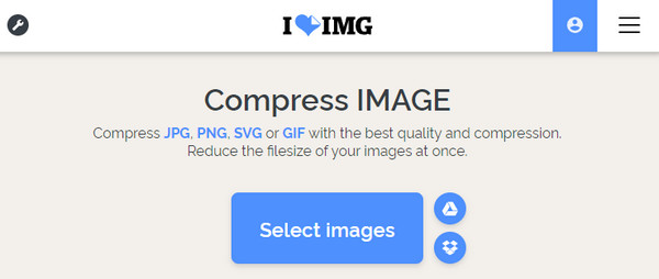 iLoveIMG Select Images