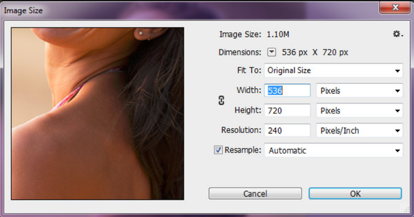 Photo-Shop Image Size