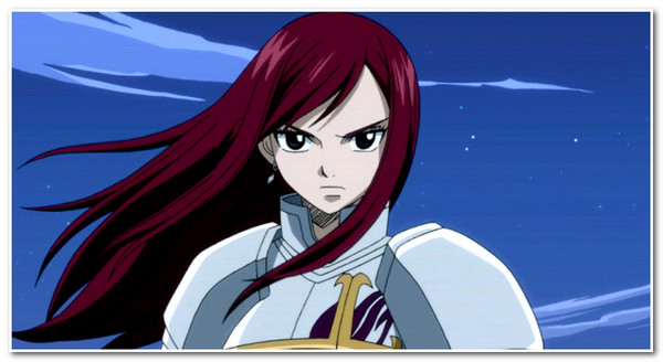 Top kvindelige karakterer på Anime Erza