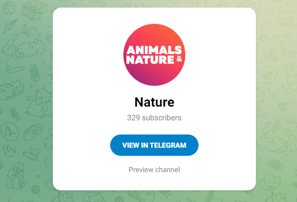 الحيوانات والطبيعة