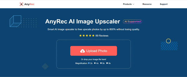 برنامج AnyRec AI Image Upscaler