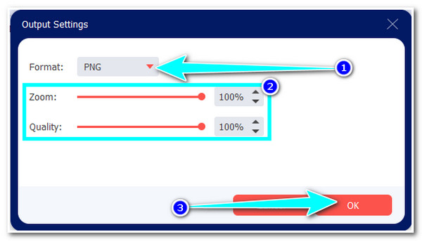 AnyRec Pilih Format dan Tweak Fail Look