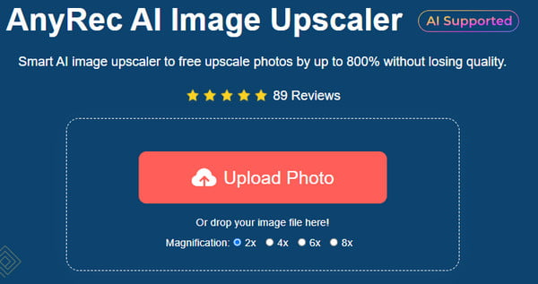 برنامج AnyRec Image Upscaler
