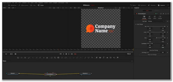 Nodos de enlace de Davinci Resolve