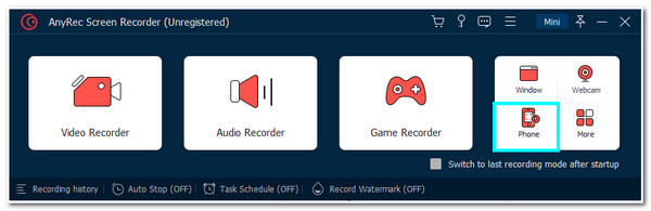 Laden Sie „Install Launch“ herunter und klicken Sie auf „Phone Recorder“.