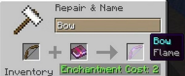 Flame Bow Enchantment