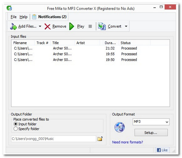 Free M4A MP4 Convert Free M4B Converting