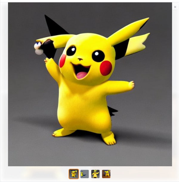 Výzva k stabilní difúzi 10 Pikachu