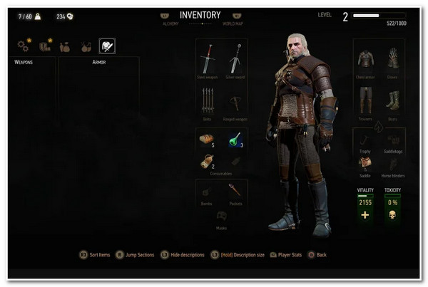 The Witcher 3 Character