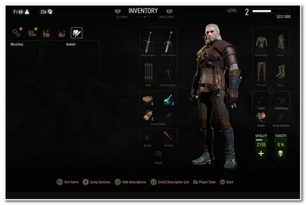 Der Witcher 3-Charakter