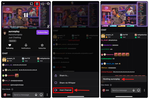 Twitch Android and iPhone