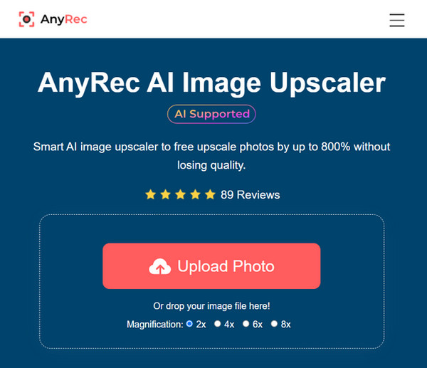 AnyRec AI Image Upscaler