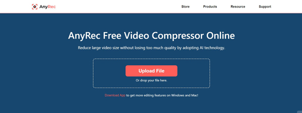 AnyRec Free Video Compressor Online