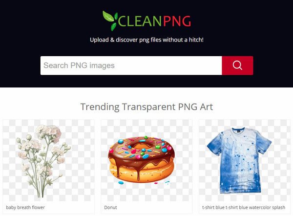 CleanPNG Laman Web PNG Terbaik