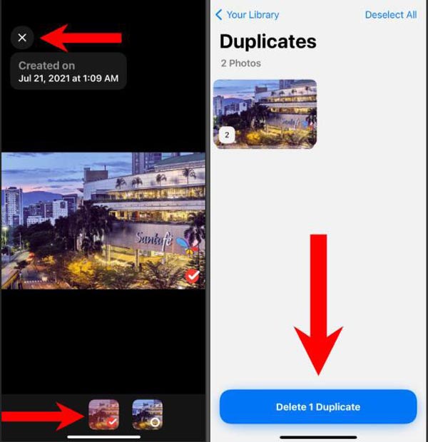 Eliminar fotos duplicadas