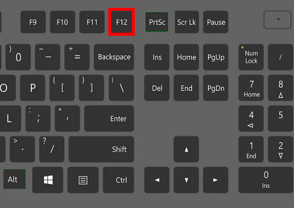 מפתח F12 צלם תמונות מדור קודם של הוגוורטס