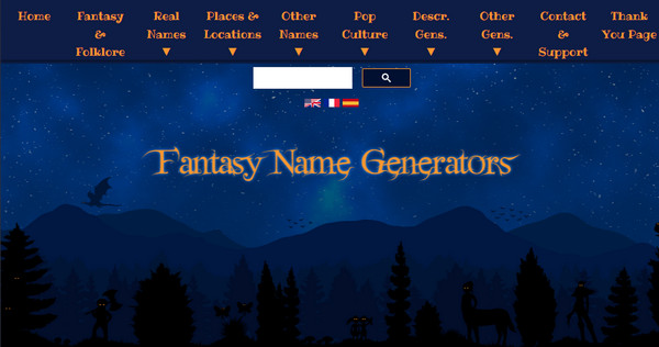 Fantasy navnegenerator