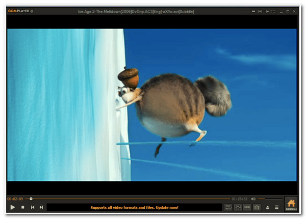 Reproductor de archivos SWF disponible en GOM