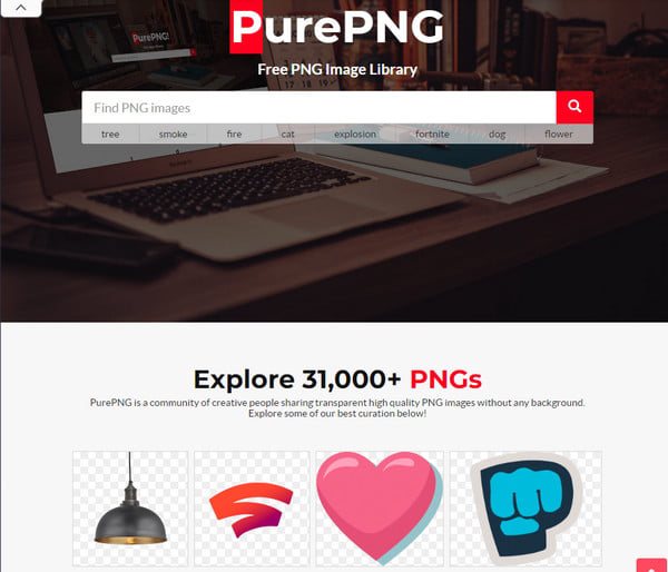 PNG Tulen Laman Web PNG Terbaik