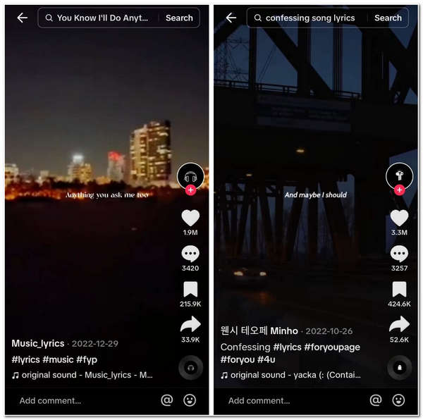 热门标签 TikTok 歌词