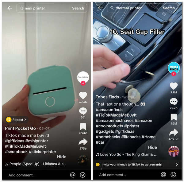 Trendande Hashtag TikTok TikTok fick mig att köpa det