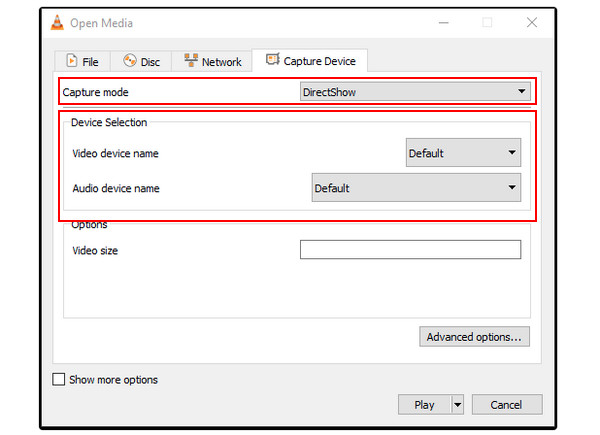 Finestra multimediale VLC