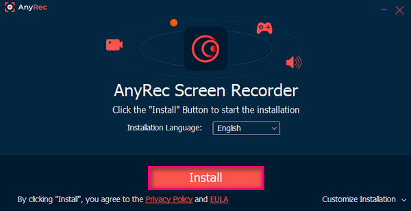 AnyRec Installa ora