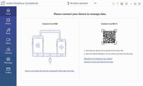 โปรแกรม AnyRec Phonemover