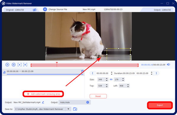 AnyRec Video Watermark Remover