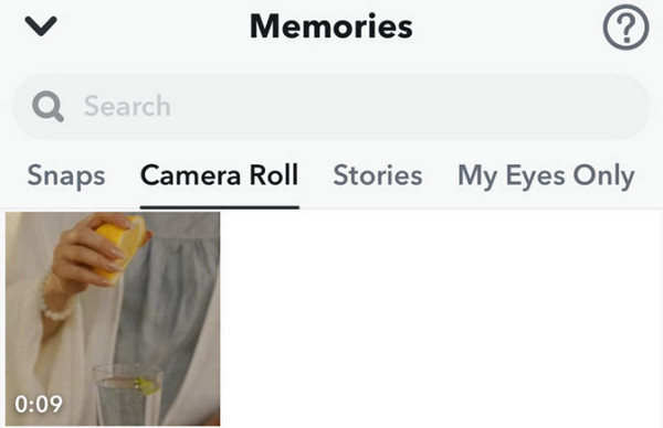 Snapchat ความทรงจำ